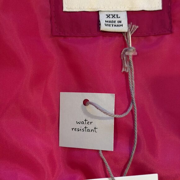 NWT A New Day Women’s Pink Hooded Insulated Jacket Size XXL Water Resistant - Picture 8 of 15
